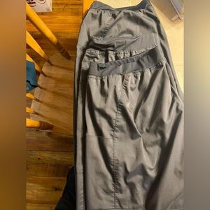 Wonderwink pewter gray scrub bottoms